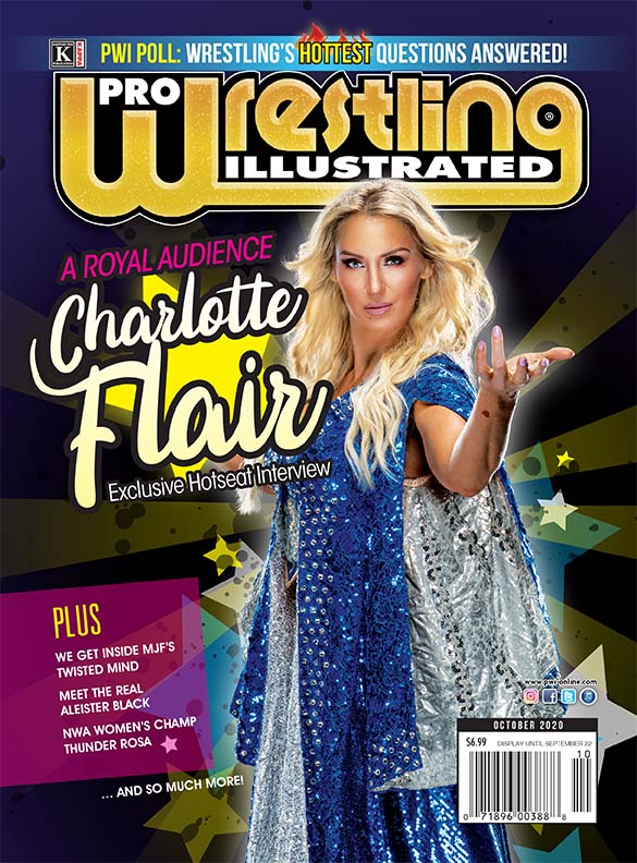 October 2020 PWI cover (Charlotte Flair)