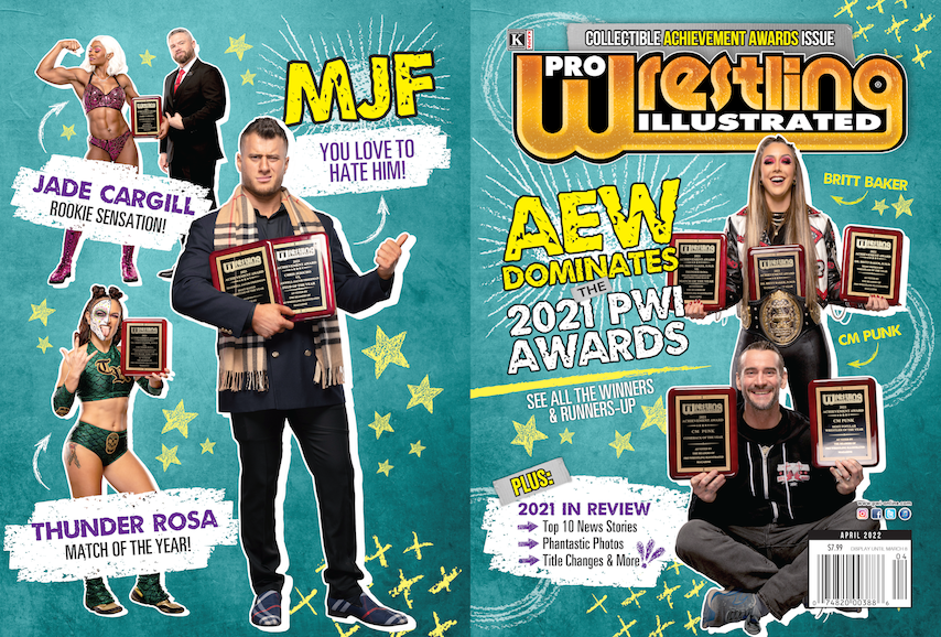 Achievement 2021 (April 2022 Awards Issue) PWI Pro Wrestling Illustrated