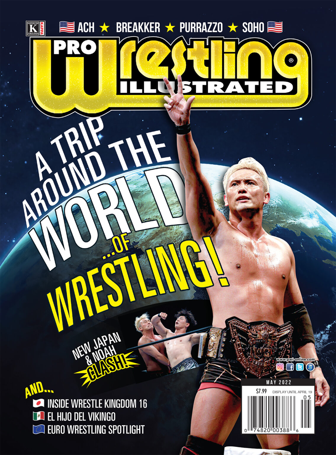 PWI Pro Wrestling Illustrated The World's 1 Wrestling Magazine