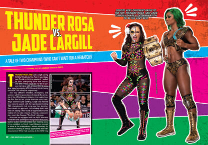 Thunder Rosa vs. Jade Cargill (PWI Oct 22 cover story)