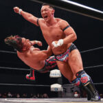 Madoka Kikuta connects with a lariat