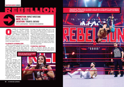 PWI August 2023 Supercards '23 IMPACT Rebellion Preview