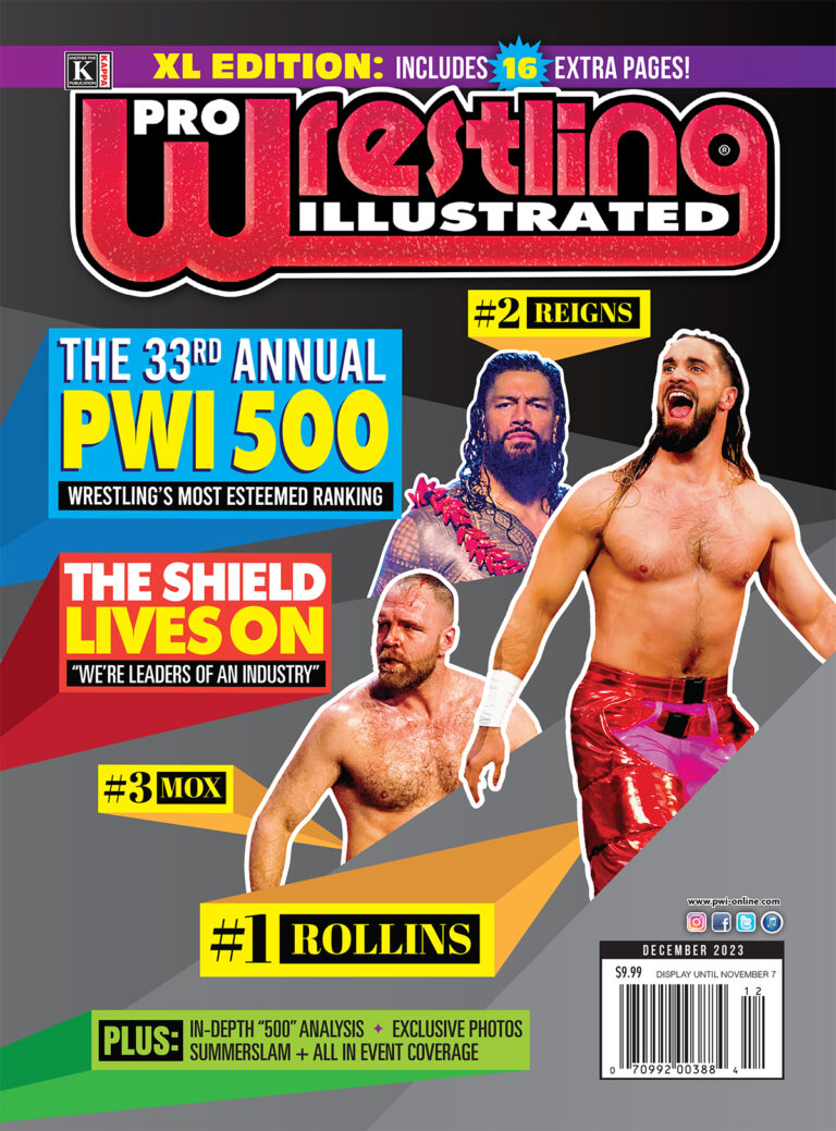 The 2023 PWI 500 (December 2023) PWI Pro Wrestling Illustrated