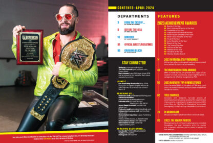 April 2024 PWI Achievement Awards Issue - Table of Contents