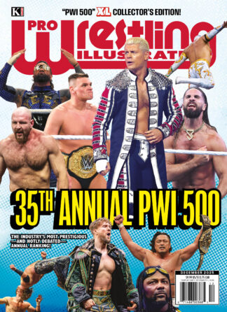 2025 PWI 500 cover Cody Rhodes Gunther Jon Moxley Seth Rollins
