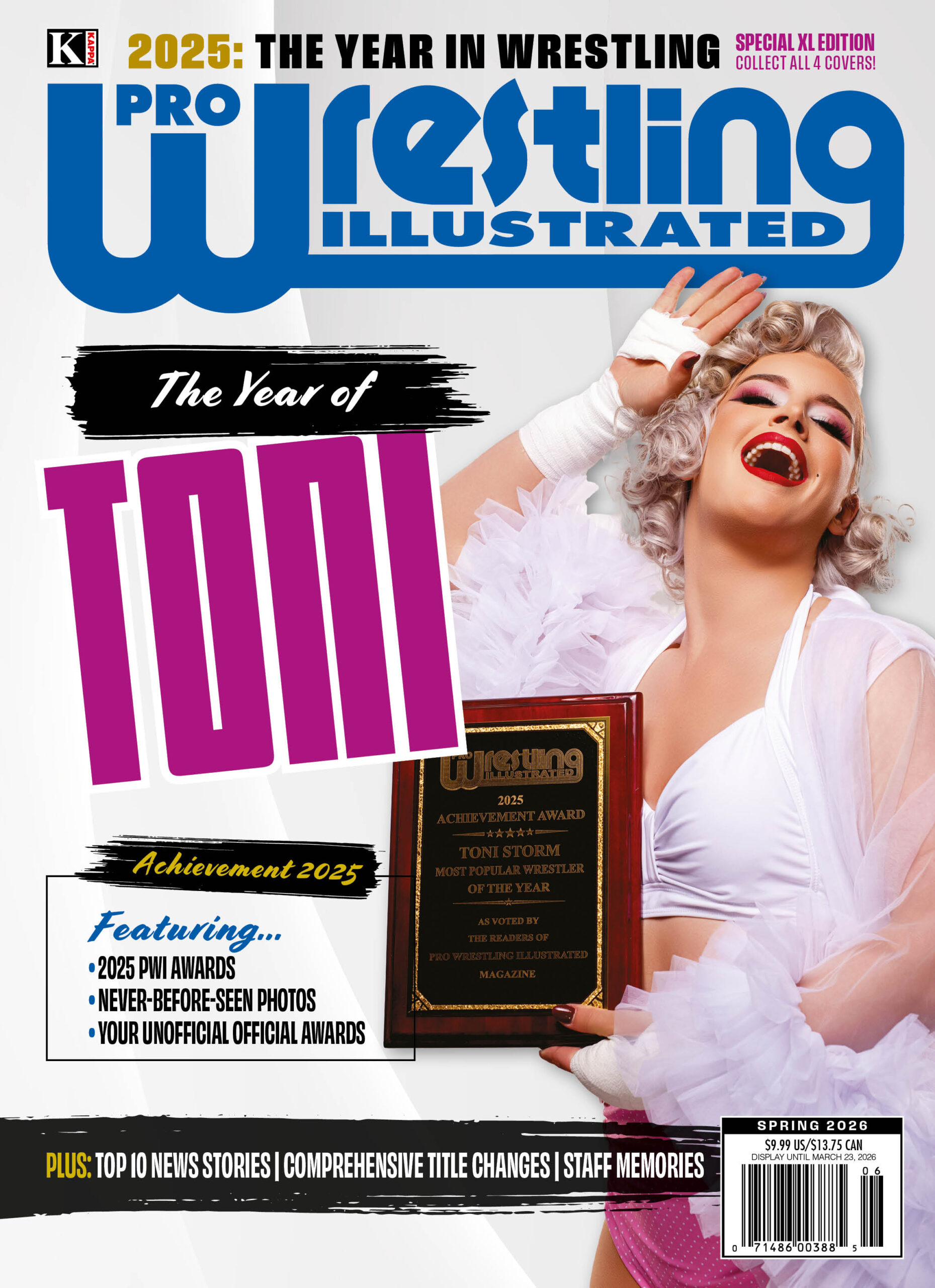 2025: The Year In Wrestling (PWI Spring 2026 - Toni Storm)