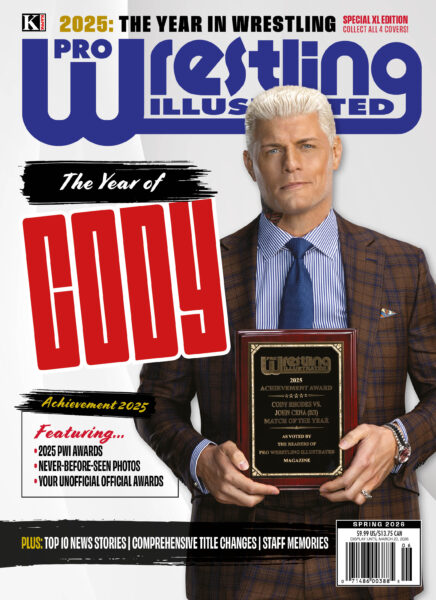 2025: The Year In Wrestling (PWI Spring 2026 - Cody Rhodes cover)