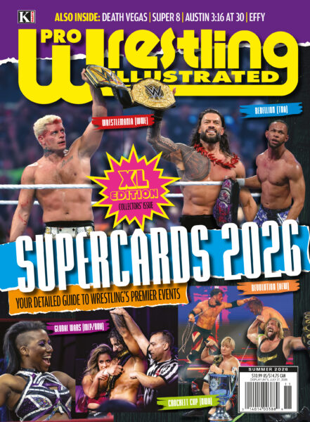 Supercards 26 cover (PWI Summer 2026 issue)