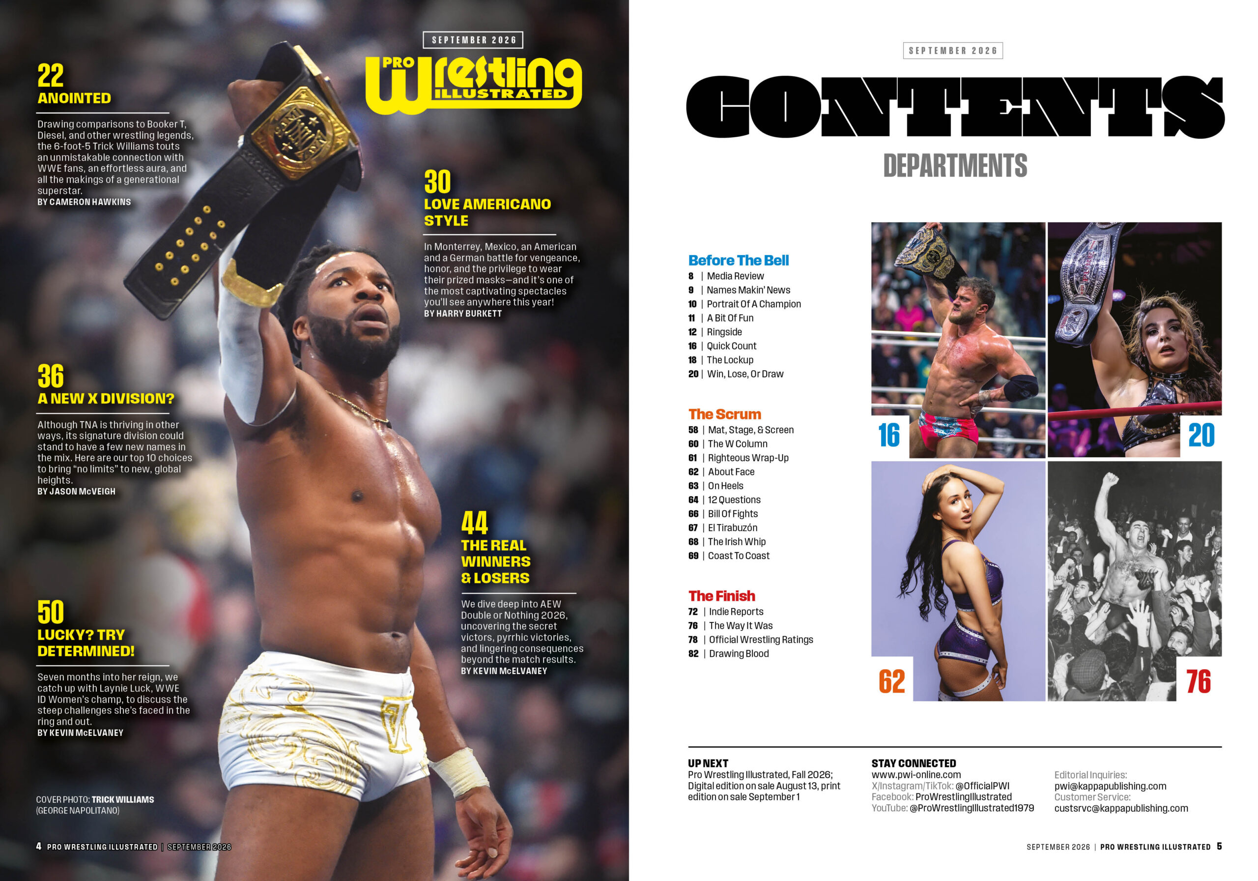 September 2026 PWI Table of Contents (Trick Williams)